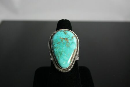 Terry Martinez Rare Carico Lake Turquoise Ingot Ring