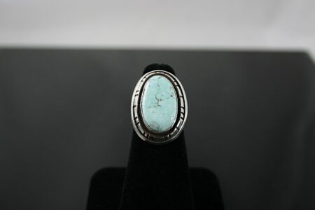 Leonard Nez Rare Dry Creek Turquoise Ring
