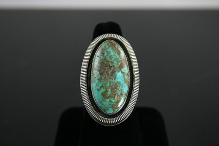 Ned Nez Rare Gem Grade Easter Blue Turquoise Ring