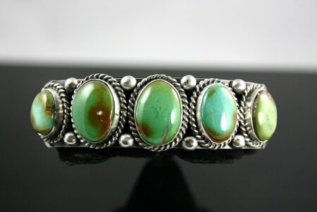 Leonard Nez Royston Turquoise Ingot Bracelet
