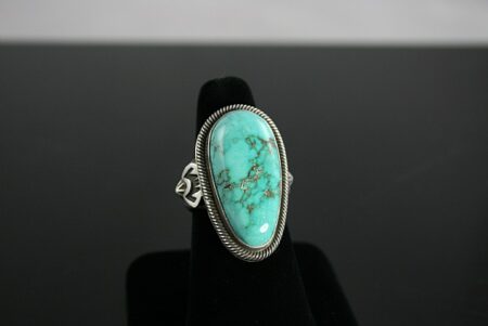 Terry Martinez Rare Carico Lake Turquoise Ingot Ring