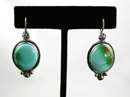 Geneva Apachito Royston Turquoise Dangle Earrings