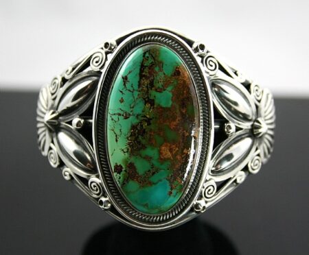 Terry Martinez Rare Gem Grade Royston Turquoise Bracelet