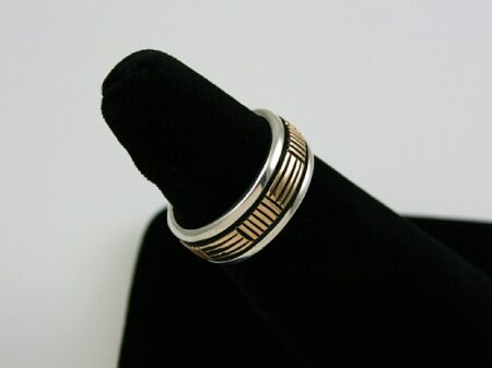 Bruce Morgan Solid 14K Gold Over Sterling Silver Ring