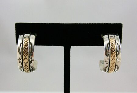 Bruce Morgan Solid 14K Gold Over Sterling Silver Earrings