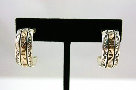 Bruce Morgan Solid 14K Gold Over Sterling Silver Earrings