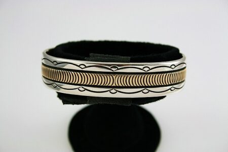 Bruce Morgan Solid 14K Gold Over Sterling Silver Bracelet