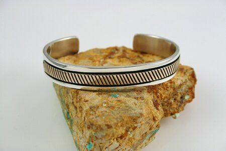 Bruce Morgan Solid 14K Gold Over Sterling Silver Bracelet