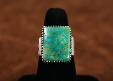 Ned Nez Rare Gem Grade Blue Gem Turquoise Ring