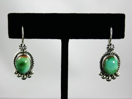 Andy Cadman High Grade Royston Turquoise Dangle Earrings