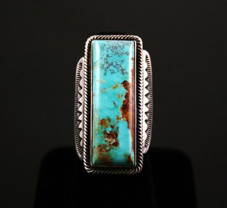 Terry Martinez Rare High Grade Easter Blue Turquoise Ring