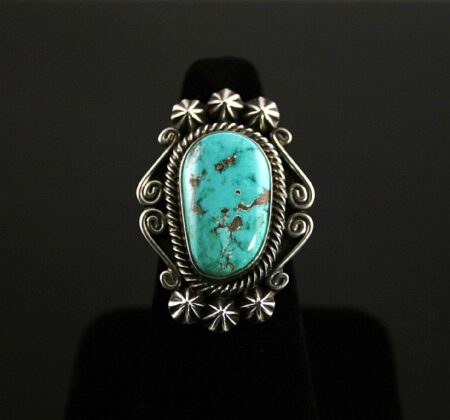 Terry Martinez Rare Carico Lake Turquoise Ring
