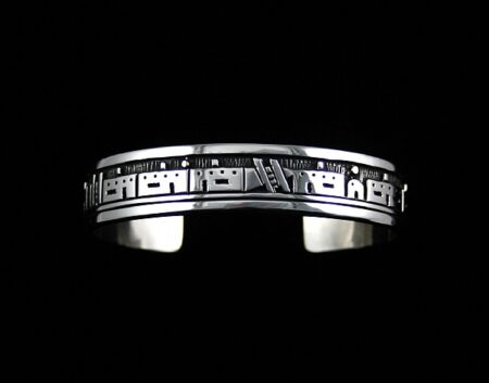 Joseph Coriz Village Scene Overlay Bracelet