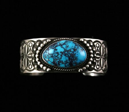 Herman Smith Rare Gem Grade Darling Darlene Turquoise Ingot Bracelet