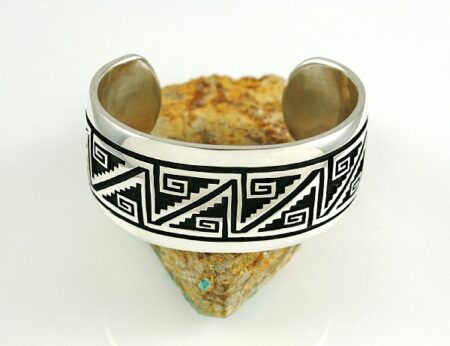 Watson Honanie Geometric Design Overlay Bracelet