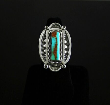 Terry Martinez High Grade Royston Turquoise Ingot Ring