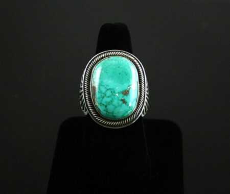 Terry Martinez Rare Carico Lake Turquoise Ingot Ring