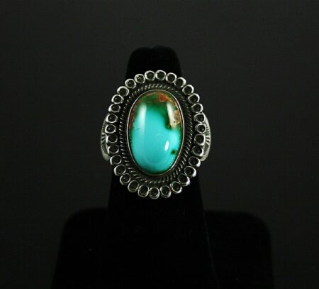 Terry Martinez Rare Gem Grade Royston Turquoise Ring