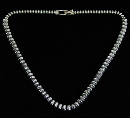 Leonard Nez Fluted Bead Necklace