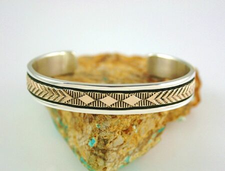 Bruce Morgan Solid 14K Gold Over Sterling Silver Bracelet