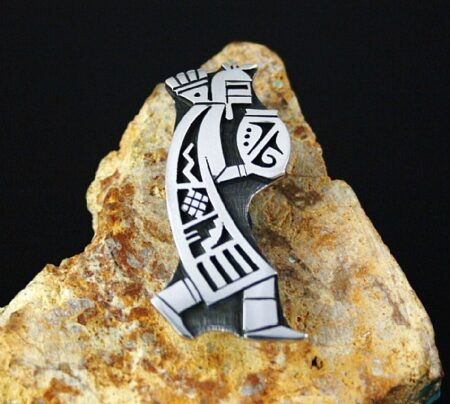 Chalmers Day Hopi Medicine Man Overlay Pin