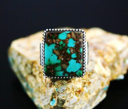 Ned Nez High Grade Royston Turquoise Ring