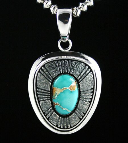 Alfred Joe Royston Turquoise Shadowbox Pendant