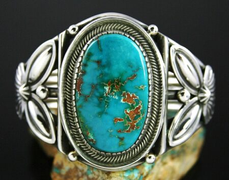 Terry Martinez Rare Gem Grade Royston Turquoise Bracelet