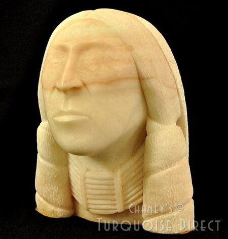 Victor Vigil Utah Alabaster Nez Perce Sculpture