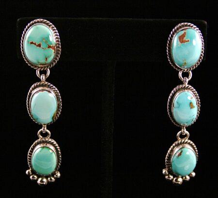 Albert Jake Royston Turquoise Dangle Earrings