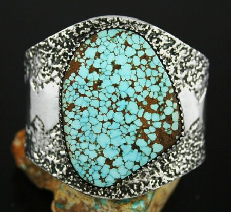 Vintage Collection Rare High Grade Number Eight Spiderweb Turquoise Bracelet