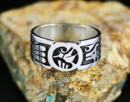 Chalmers Day Hummingbird Design Overlay Ring