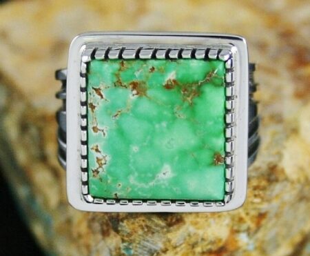 Tommy Jackson Rare Gem Grade Carico Lake Turquoise Ring