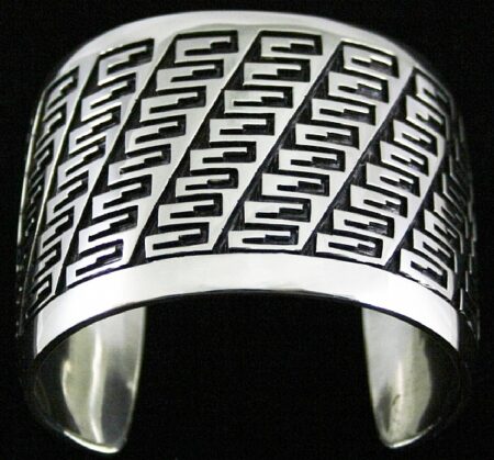 Watson Honanie Geometric Design Overlay Bracelet