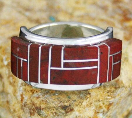 Tommy Jackson Utah Jasper Inlay Ring