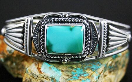 Alfred Joe High Grade Royston Turquoise Bracelet