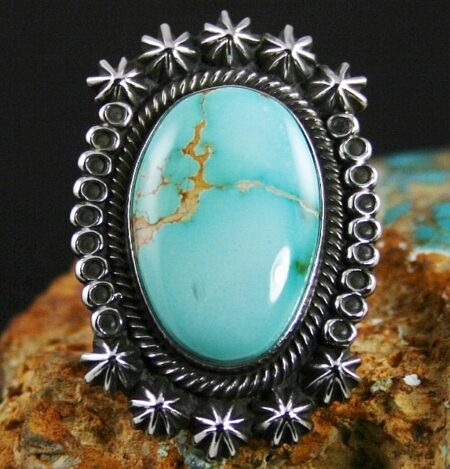 Terry Martinez Royston Turquoise Ingot Ring