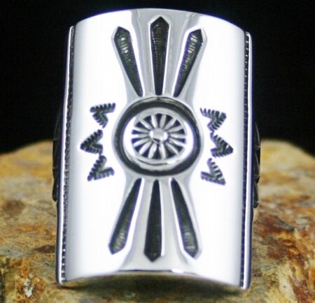Jennifer Curtis Heavy Gauge Sterling Silver Saddle Ring