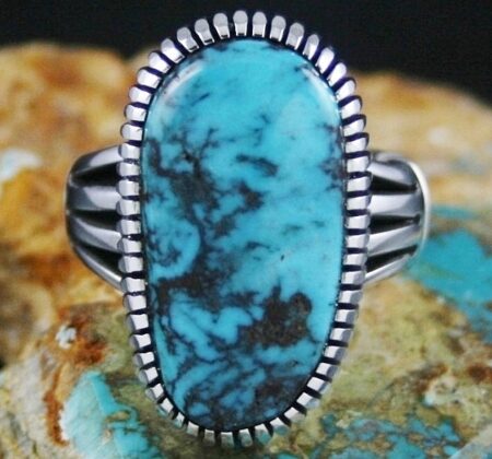 Jennifer Curtis Rare High Grade Godber Burnham Turquoise Ring