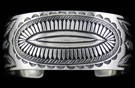 Calvin Martinez Sterling Silver Ingot Bracelet