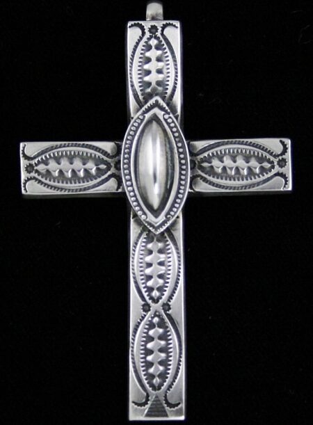 Calvin Martinez Sterling Silver Ingot Cross