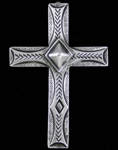 Calvin Martinez Sterling Silver Ingot Cross