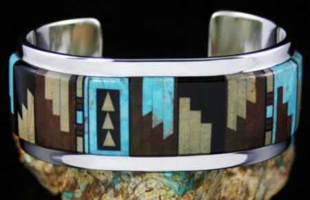 Tommy Jackson Multi-Color Inlay Bracelet