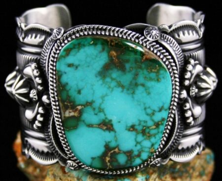 Delbert Gordon Rare Gem Grade Royston Turquoise Bracelet