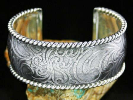 Bryan Joe Floral Design Sterling Silver Bracelet