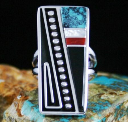 Albert Nells Channel Inlay Ring
