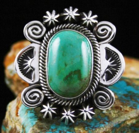 Terry Martinez Royston Turquoise Ring