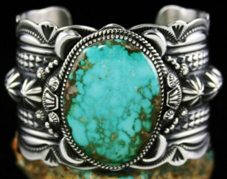 Delbert Gordon Rare Gem Grade Royston Turquoise Bracelet