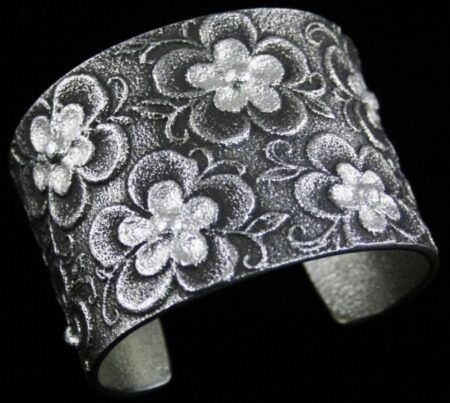 Rebecca Begay Floral Tufa Cast Bracelet