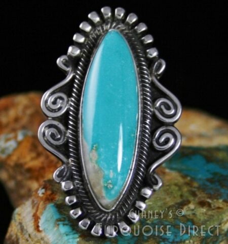 Terry Martinez Rare High Grade Royal Blue Turquoise Ring